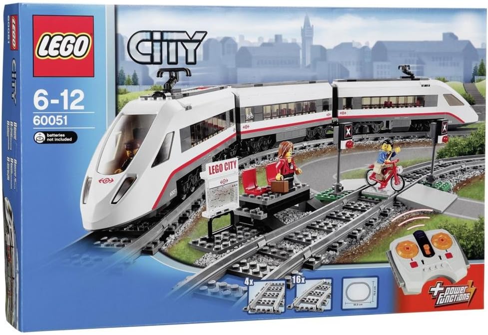 Lego City High Speed Passenger Train, 60051 - Marah Kids
