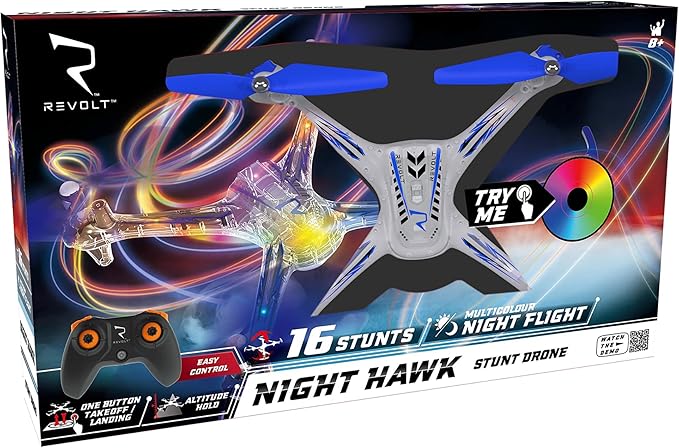 Syma - Revolt - 4 - Channel Auto Hover Rc Stunt Drone - Marah Kids
