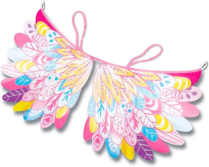 Avenir Unicorn Dress Up Fun Set – Fantastic Unicorn | DIY Costume with Pre - Printed Wings, Markers, Felt, Plastic Needle, & Headband - Spark the Imagination | 3+ Years - Marah Kids
