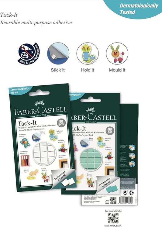 FABER - CASTELL REUSABLE ADHESIVE TACK - IT 50GM - Marah Kids