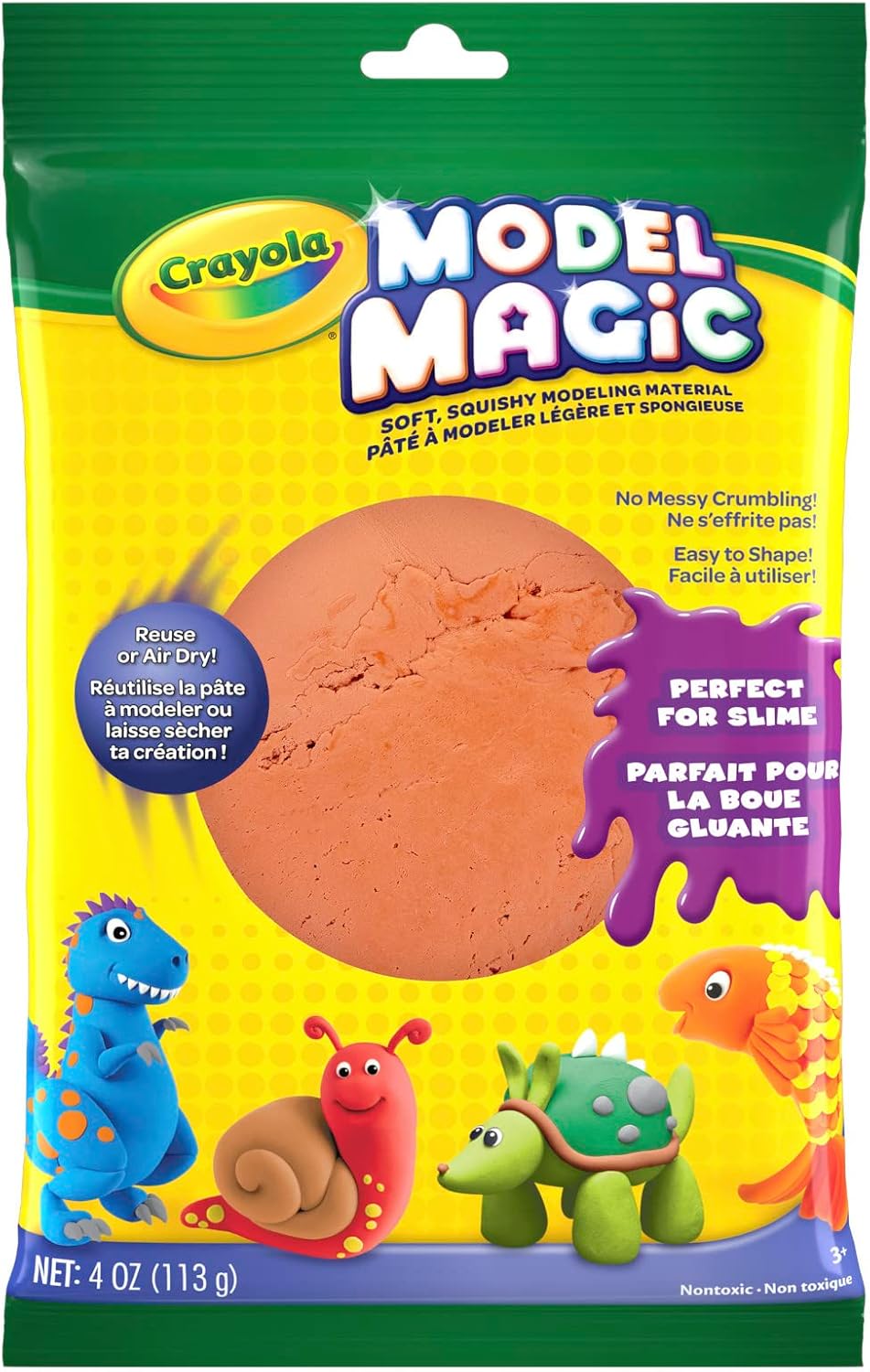 Crayola Model Magic, 4 - oz. Pouch - Terra Cotta - Marah Kids