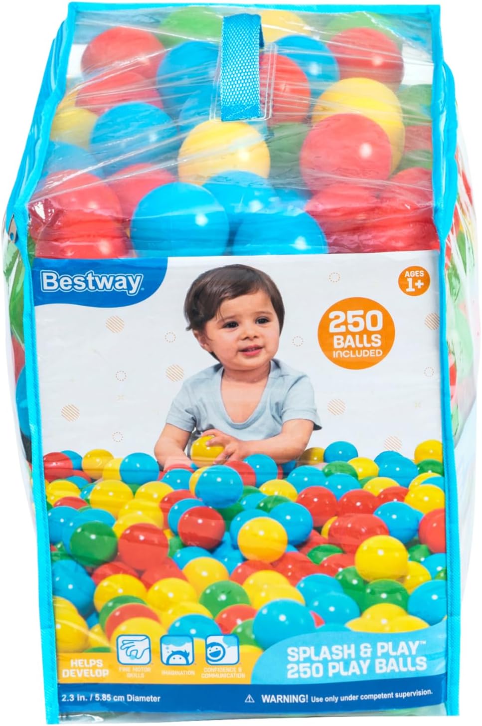 BWSUM BESTWAY PLAYBALL SPLASH&PLAY 585CM 250PCS - Marah Kids