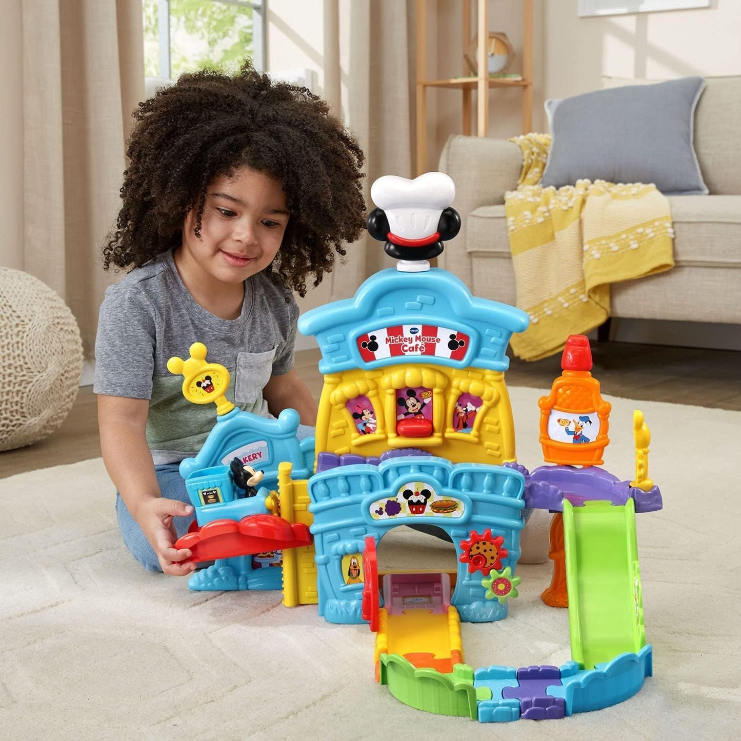 VTECH LICENSE - Go! Go! Smart Wheels - Disney Mickey Mouse Café - Marah Kids
