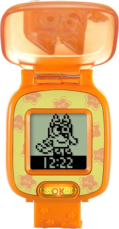Vtech - Bluey Wackadoo Watch - Bingo Learning watch (Orange) | Toddler Watch with Stopwatch, Timer, Alarm & Games, Educational | Ideal Gift for Children Ages 3, 4, 5, 6 + Years - Marah Kids