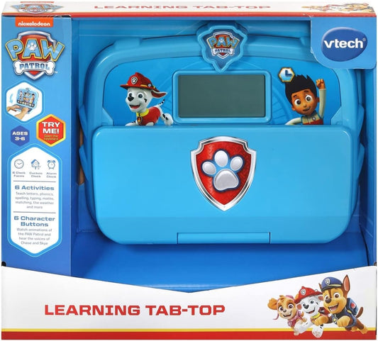VTECH LICENSE - PAW Patrol: Learning Tab - Top | Interactive & Educational Learning Tablet Laptop | Suitable for Boys & Girls 3, 4, 5, 6 Years - Marah Kids