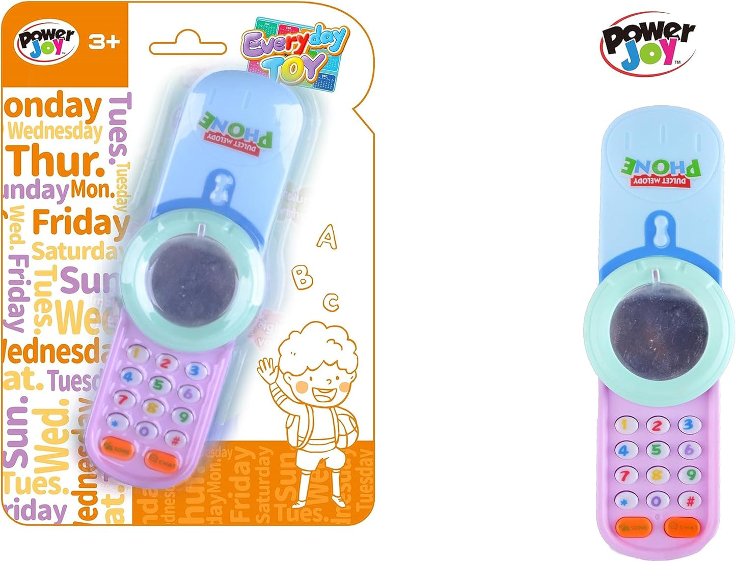 Power Joy Everyday Toy Mobile Phone Battery Operated - Marah Kids