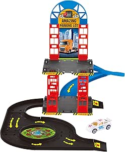 Power Joy V.Vroom Amazing Parking Lot with 1 Car - Marah Kids