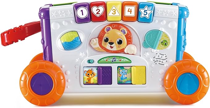 Vtech - Sort & Discover Activity Wagon - Multicolour | Load up and get ready to roll with four sides of play including an activity panel | Suitable ages 12m + up - Marah Kids