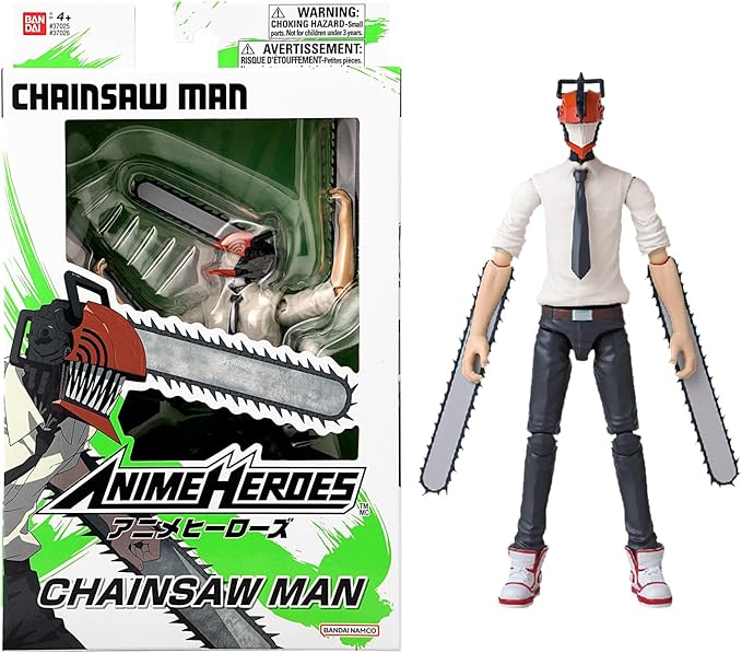 BANDAI ANIME HEROES CHAINSAW MAN 6.5" - Marah Kids