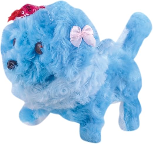 Power Joy Walking Dog Light and Barking Battery Operated - Marah Kids
