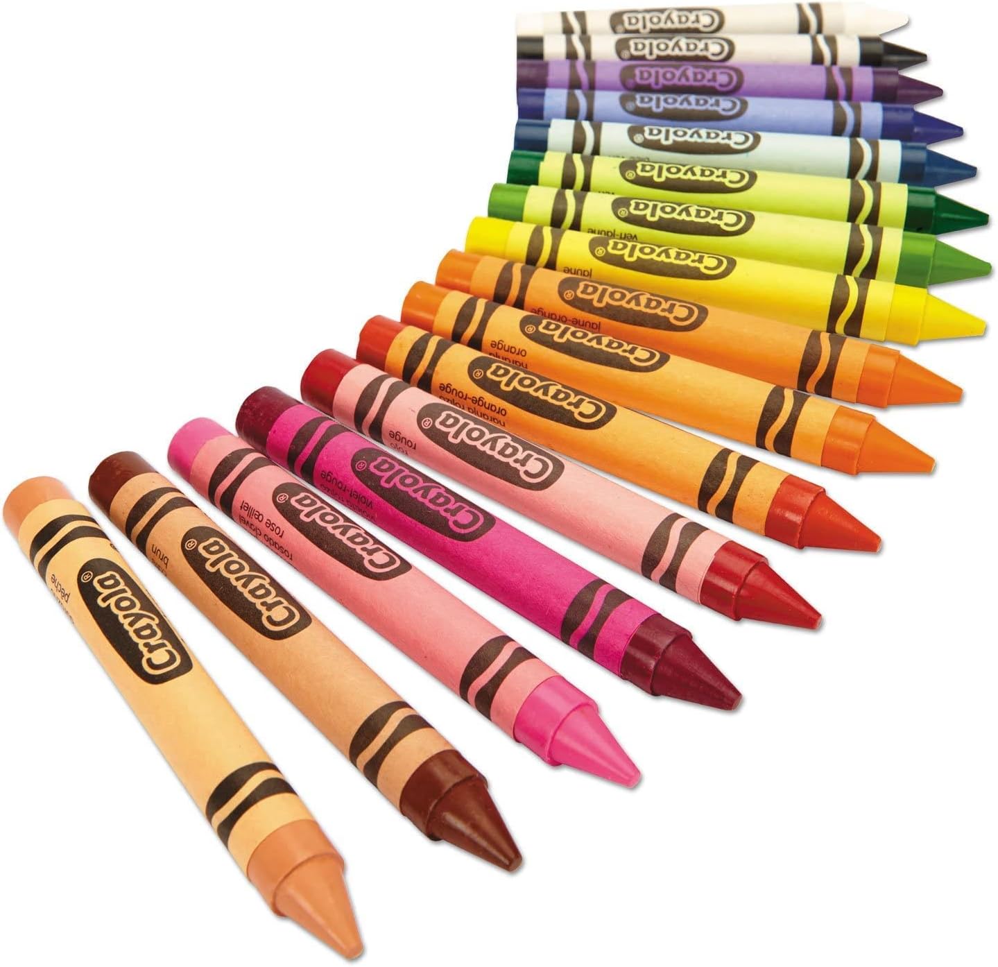Crayola - 16 ct. Large Crayons - Lift Lid Box - Marah Kids