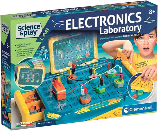 CLEMENTONI Science and Play Electronics Laboratory, Battery Operated - Marah Kids