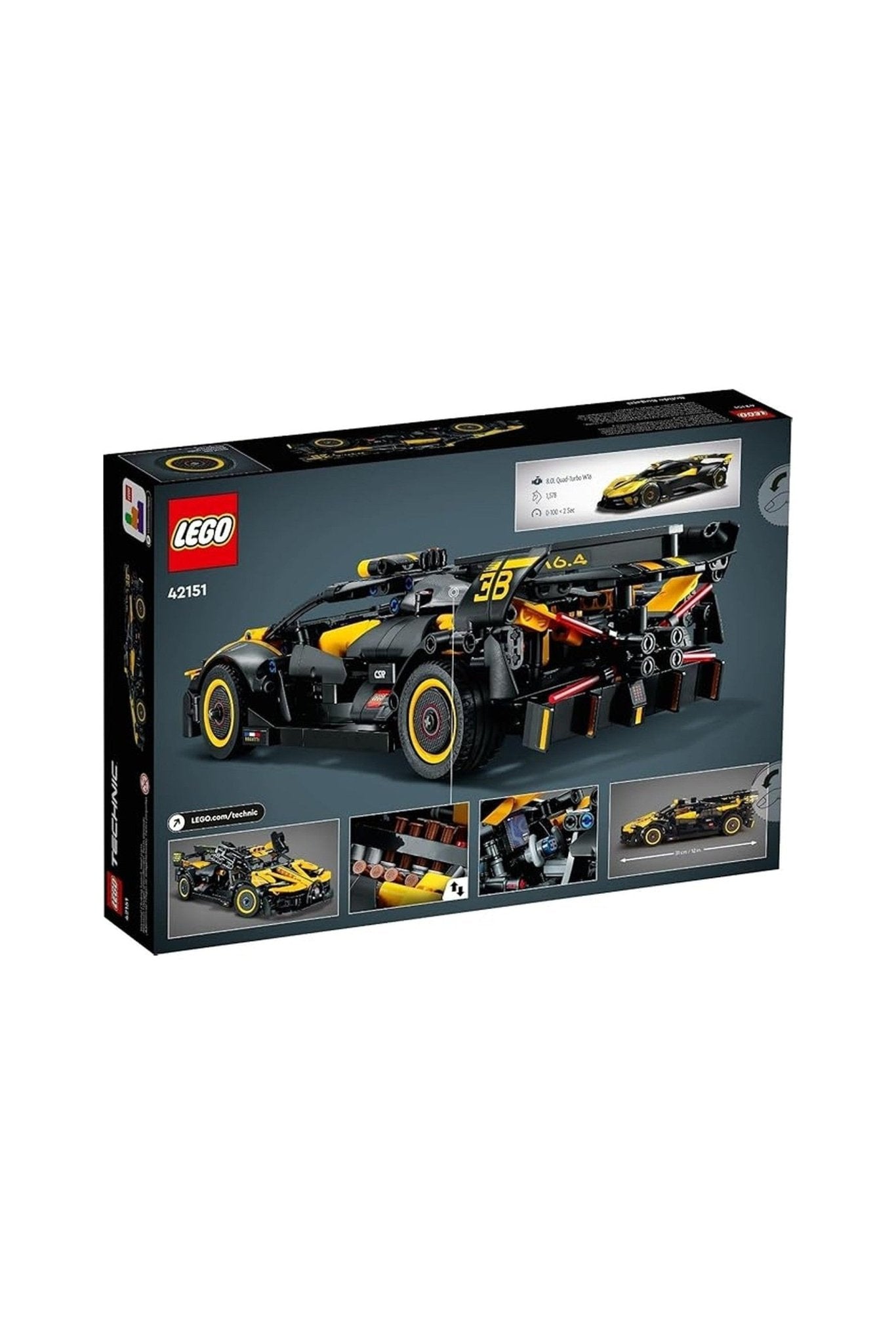 Lego Technic Bugatti Bolide Building Toy Set - Marah Kids