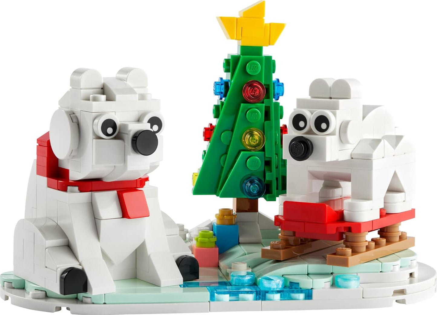 Lego Wintertime Polar Bears With Christmas Tree 40571