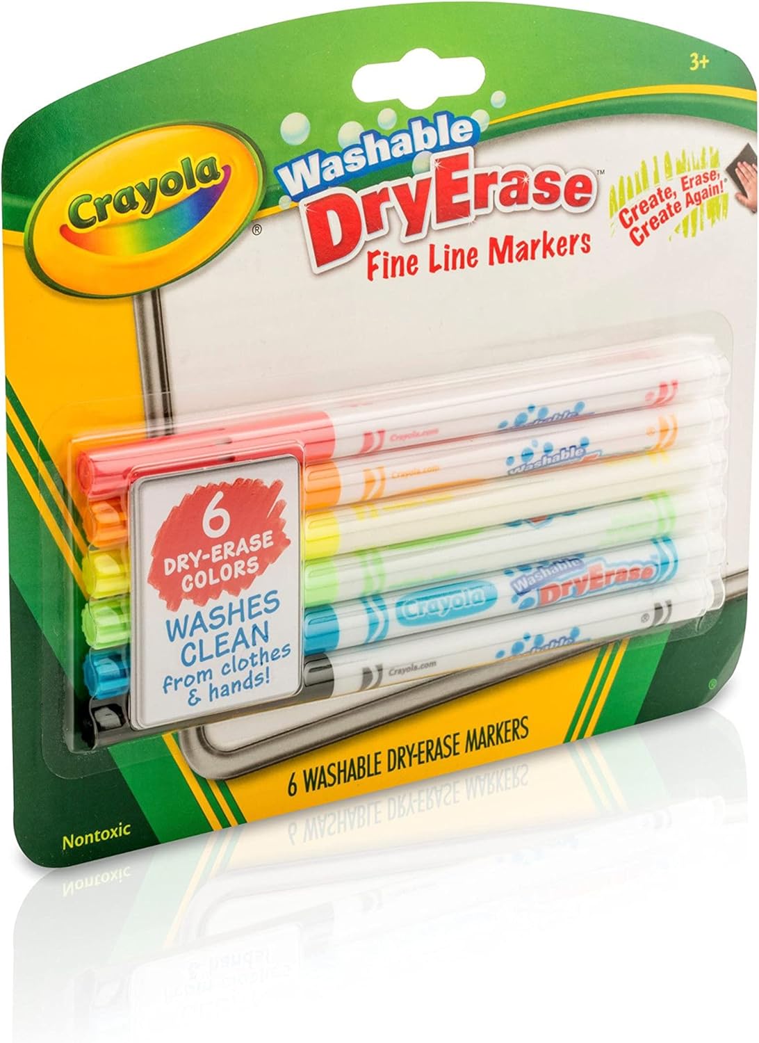 Crayola 6 ct. Dry - Erase Fine Line Washable Markers - Marah Kids