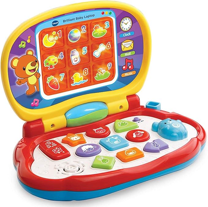 Vtech Baby's Laptop Yellow - Marah Kids