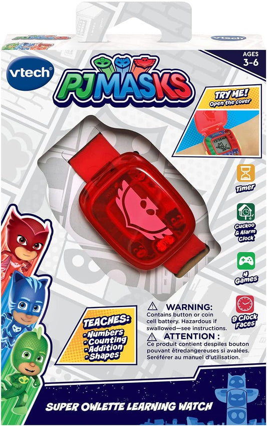 VTECH LICENSE PJ MASKS SUPER OWELTTE LEARNING WATCH - Marah Kids