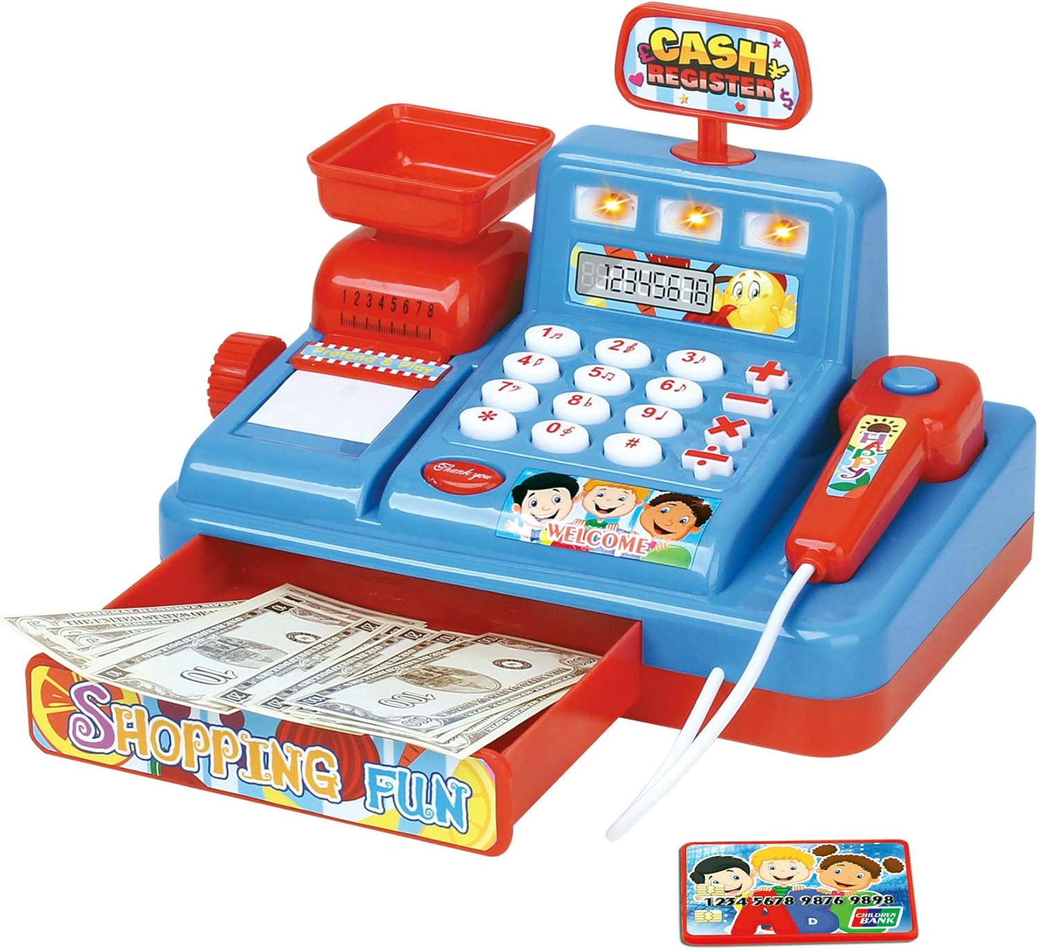 Power Joy Yumyum Cash Register Battery Operated - Marah Kids