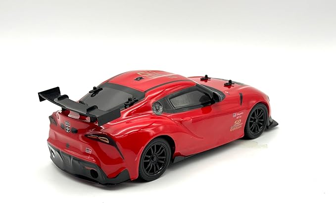 D - power - 1:16 Toyota Supra GT4 RC Car – 2.4GHz Remote Control Vehicle with Rechargeable Battery, Officially Inspired Design, for Kids Ages 6+ - Marah Kids
