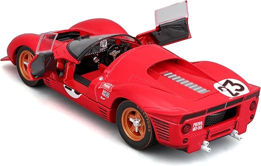 Bburago 1:24 Ferrari Racing Model Kit (With Plastic Stand) - 330 P4 Daytona (1967) - Marah Kids