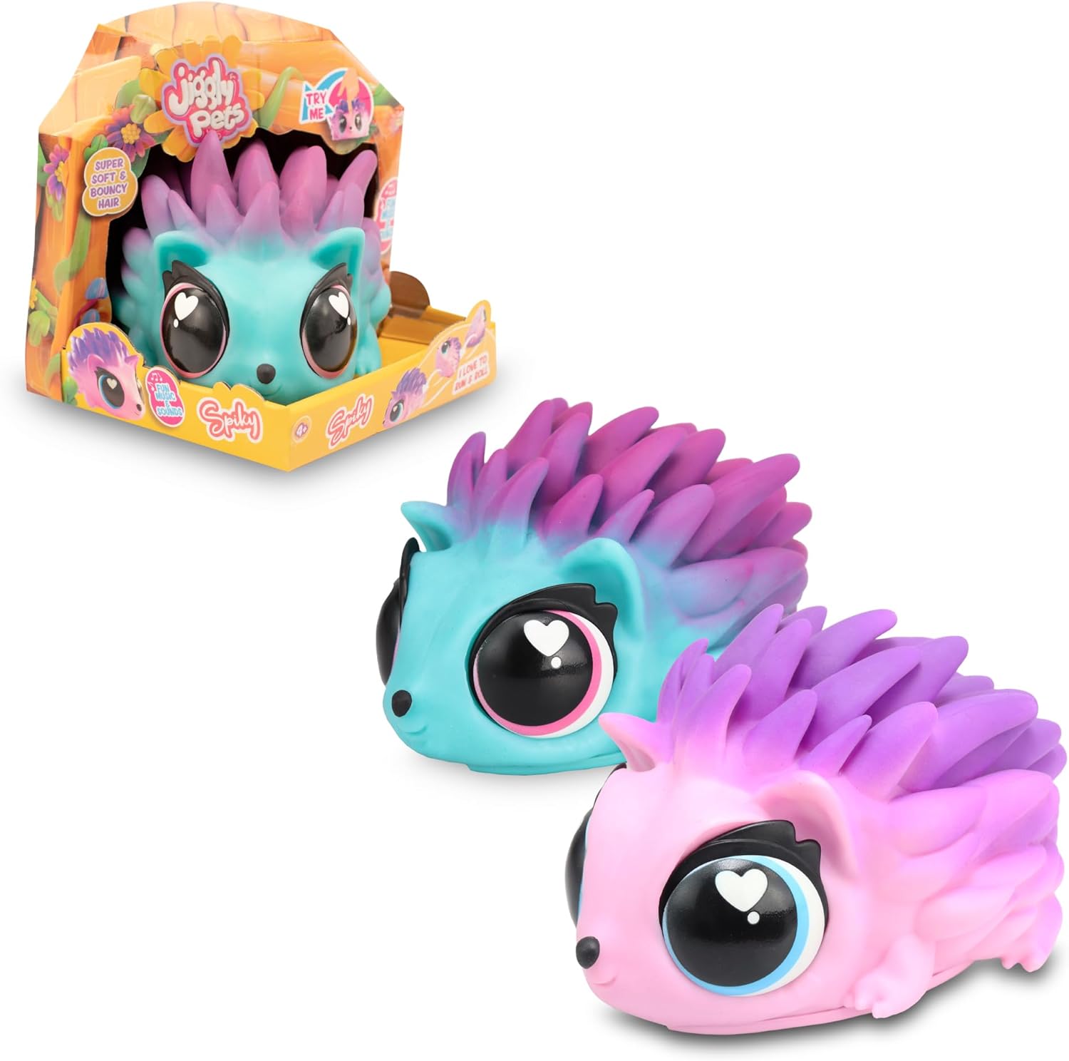 Eolo Jiggly Pets - Spiky The Hedgehog With Sounds - Marah Kids