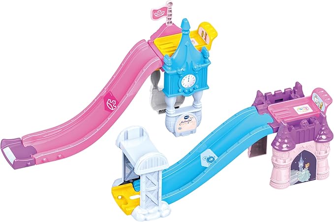 Vtech - Toot - Toot Drivers Enchanted Castle Slide, Disney Princess Playset - Multicolour | with Included Cinderella Vehicle, Lights, Phrases, Songs, Interactive | Ideal for ages 1 - 5 + up - Marah Kids