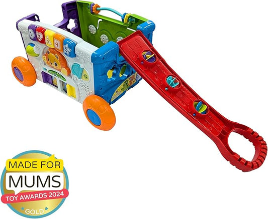 Vtech - Sort & Discover Activity Wagon - Multicolour | Load up and get ready to roll with four sides of play including an activity panel | Suitable ages 12m + up - Marah Kids