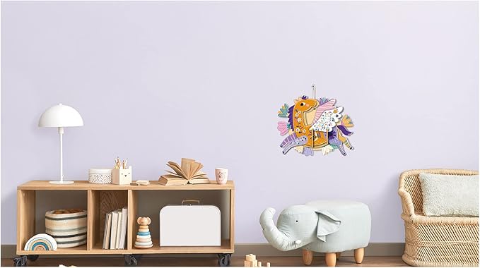 Avenir 3D Decoration - Pegasus Kit | Turn Your Wall into a Zoo! Create 3D Decorations with Pre - Cut Cardboard Puzzle Pieces | Thoughtful and Creative Gift Option for Kids 3+ - Marah Kids