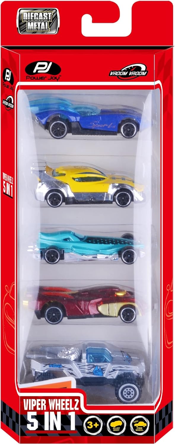 Power Joy V.Vroom Diecast Viper Wheelz 5in1 1/64 - Marah Kids