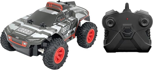D - power - 1:24 Scale Twin RC Car Set – AUDI RS Q e - tron Dakar Rally & TOYOTA HILUX AXCR | 2.4GHz Remote Control Off - Road Truck Set with Batteries Included | For Kids Ages 6+ - Marah Kids