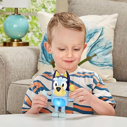 Vtech Bluey Shake It Bluey (Blue) | Interactive Toddler Toy with Music, Sounds and Phrases from the TV show, Educational Learning | Ideal Gift for Kids 3, 4, 5 + Years - Marah Kids
