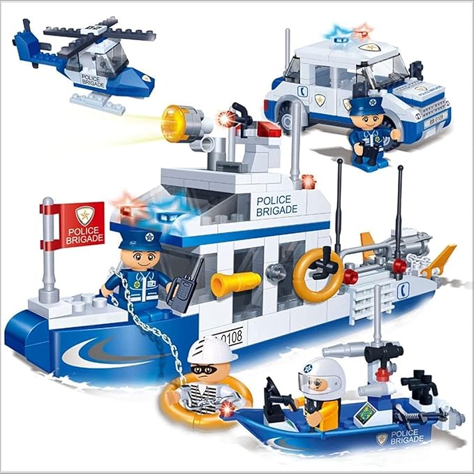 BANBAO POLICE SERIES 418PCS 8342 - Marah Kids
