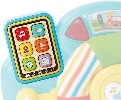 Vtech Baby Beep Beep Driver – Interactive Steering Wheel Toy with Lights, Sounds, Buttons & Textures | Educational Toy for Babies 3–24 Months+ - Marah Kids