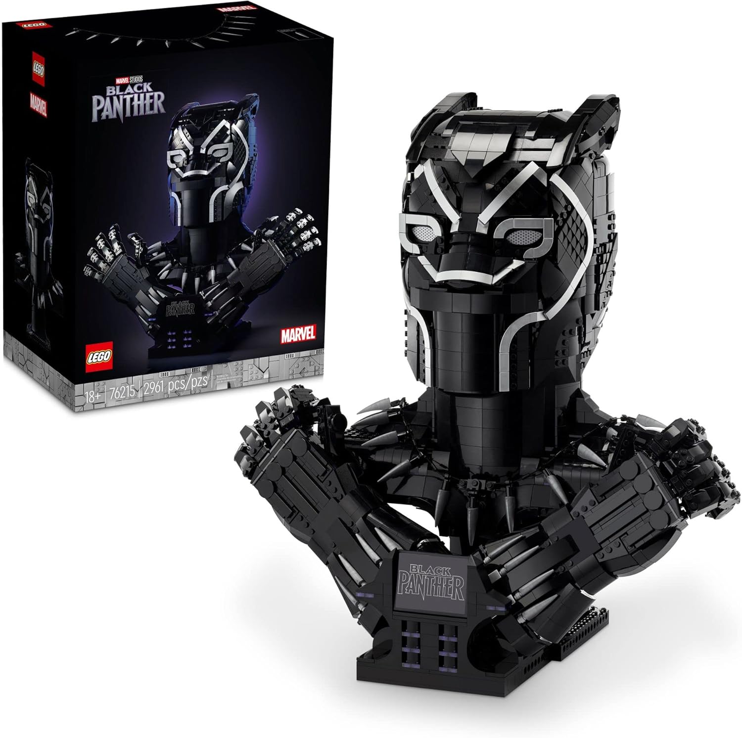 Lego Marvel Black Panther, King T’Challa Model Building Kit, 76215 - Marah Kids