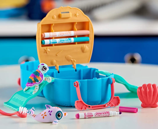 Crayola Scribble Scrubbie Pets Seashell Splash Playset - Marah Kids