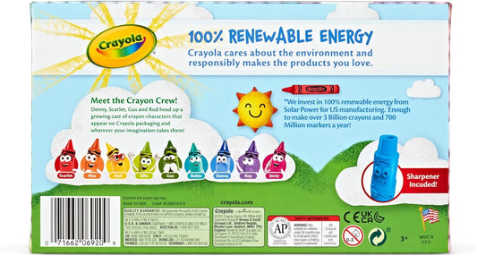 Crayola Standard Crayons, Assorted Colors, Box Of 120 Crayons - Marah Kids