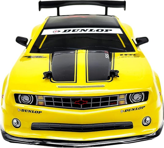 D - power - 1:10 Yellow Camaro RC Car – 2.4GHz Remote Control, 7.4V USB Rechargeable Battery, High - Speed Performance Vehicle for Kids Ages 6+ - Marah Kids