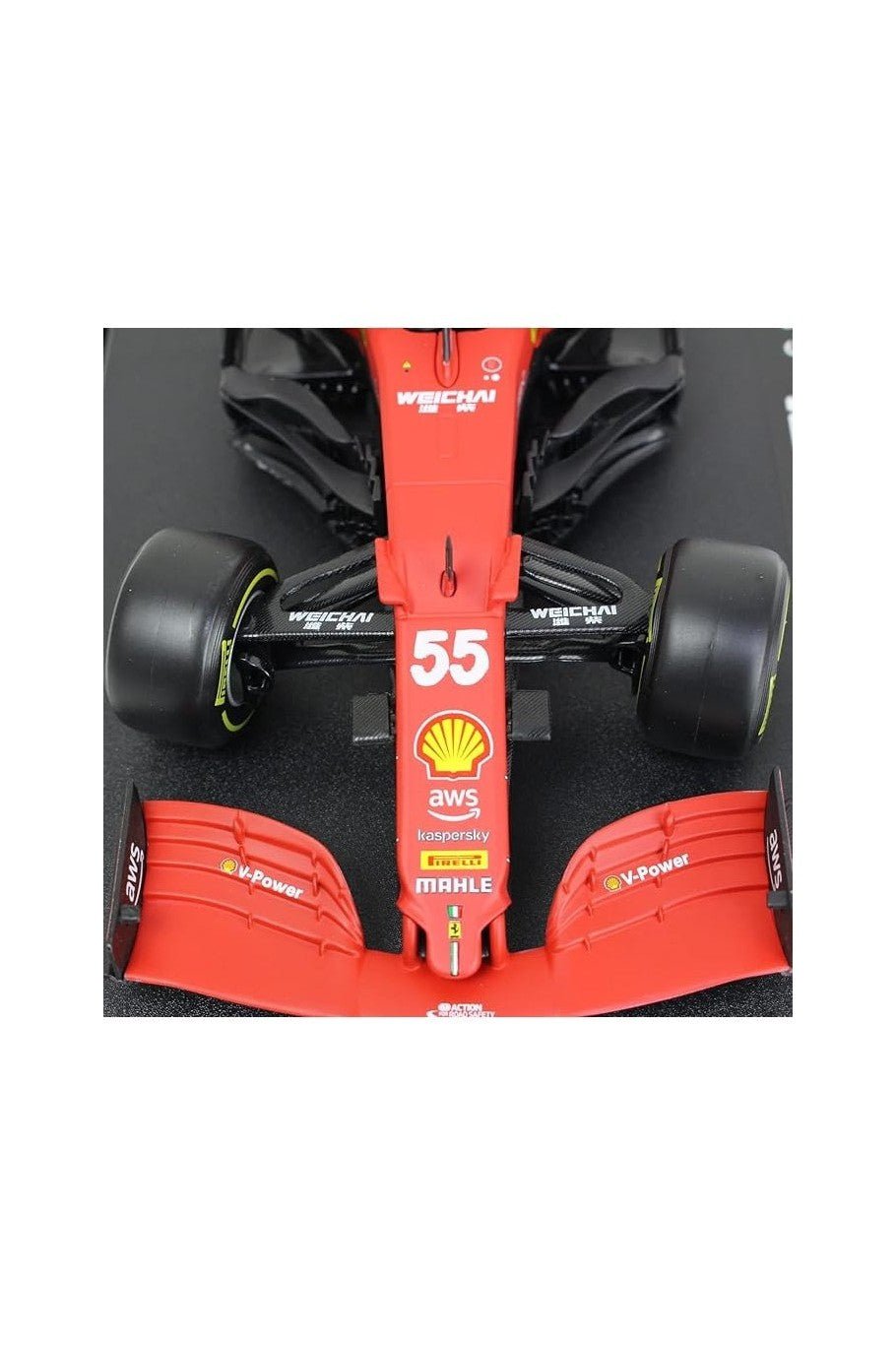 Bburago Maistro 1:18 Ferrari SF21 F1 2021 Carlos Sainz Diecast Model - Marah Kids