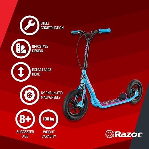 RAZOR SCOOTER FLASHBACK D.BLUE PINK - Marah Kids