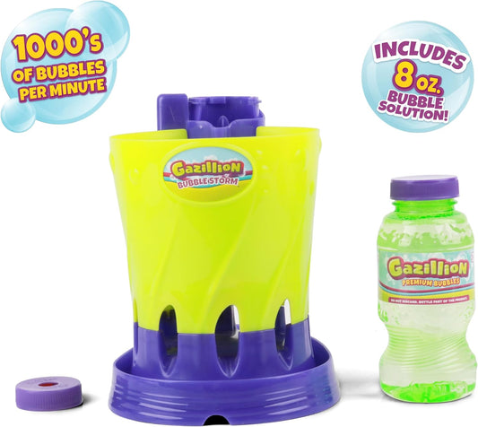 Gazillion Bubbles Storm B/O + 8Oz - Marah Kids
