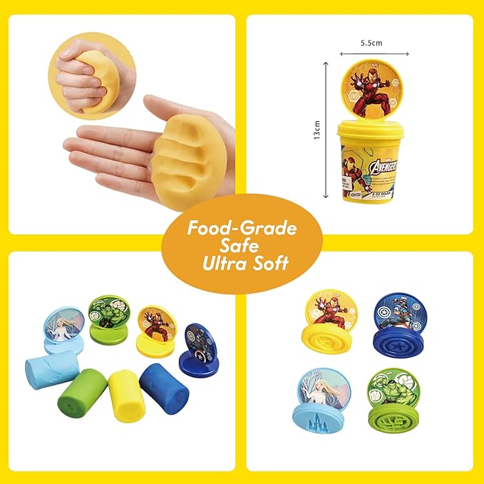 Disney Iron Man 3Oz Dough With Figure Stamper