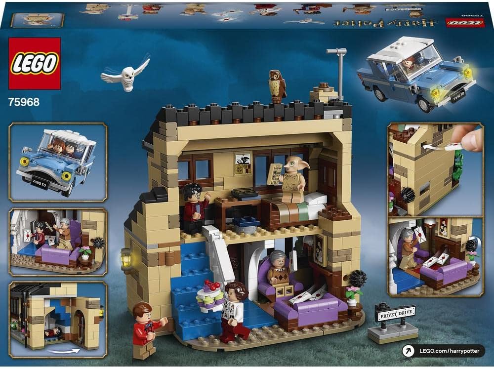 LEGO 75968 Harry Potter 4 Privet Drive House and Ford Anglia Car Toy