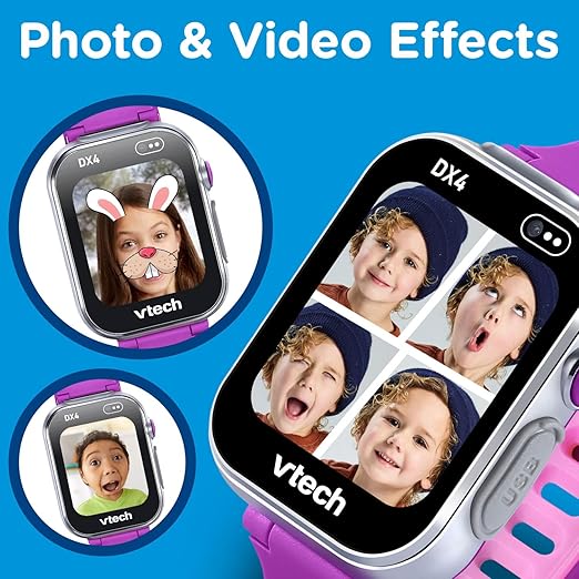 VTech Kidizoom Smartwatch DX4 Purple | Camera, Games & Voice 3+