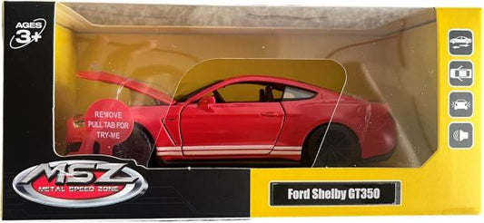 D - power MSZ – Ford Shelby GT350 - Red | Die - Cast Replica, Ultimate Collector's Item, Super Cars | Toy Vehicles, Metal Toy Car Model - Pull Back Collection | Size - 1:32, For Kids 3+ - Marah Kids