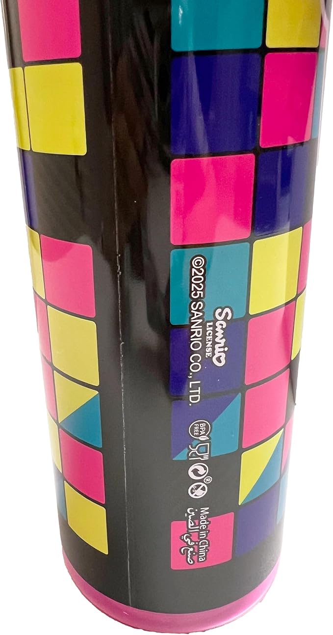 SANRIO KUROMI CHEEKY BUT CHARMING WATER BOTTLE - Marah Kids