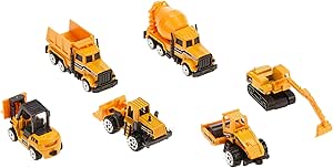 Power Joy Vroom Vroom Diecast Premium Construction 6in1 - Marah Kids