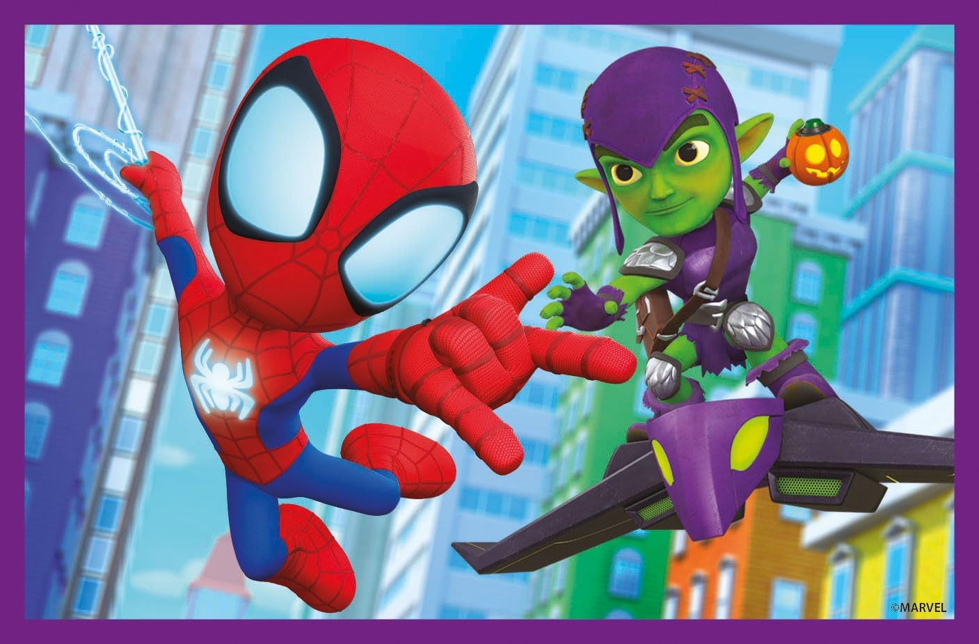 CLEMENTONI Puzzle Cubes Spidey & Friends 6pcs - Marah Kids