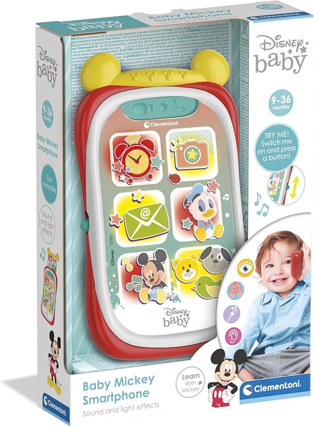 CLEMENTONI DISNEY BABY MICKEY SMARTPHONE L&S BO - Marah Kids