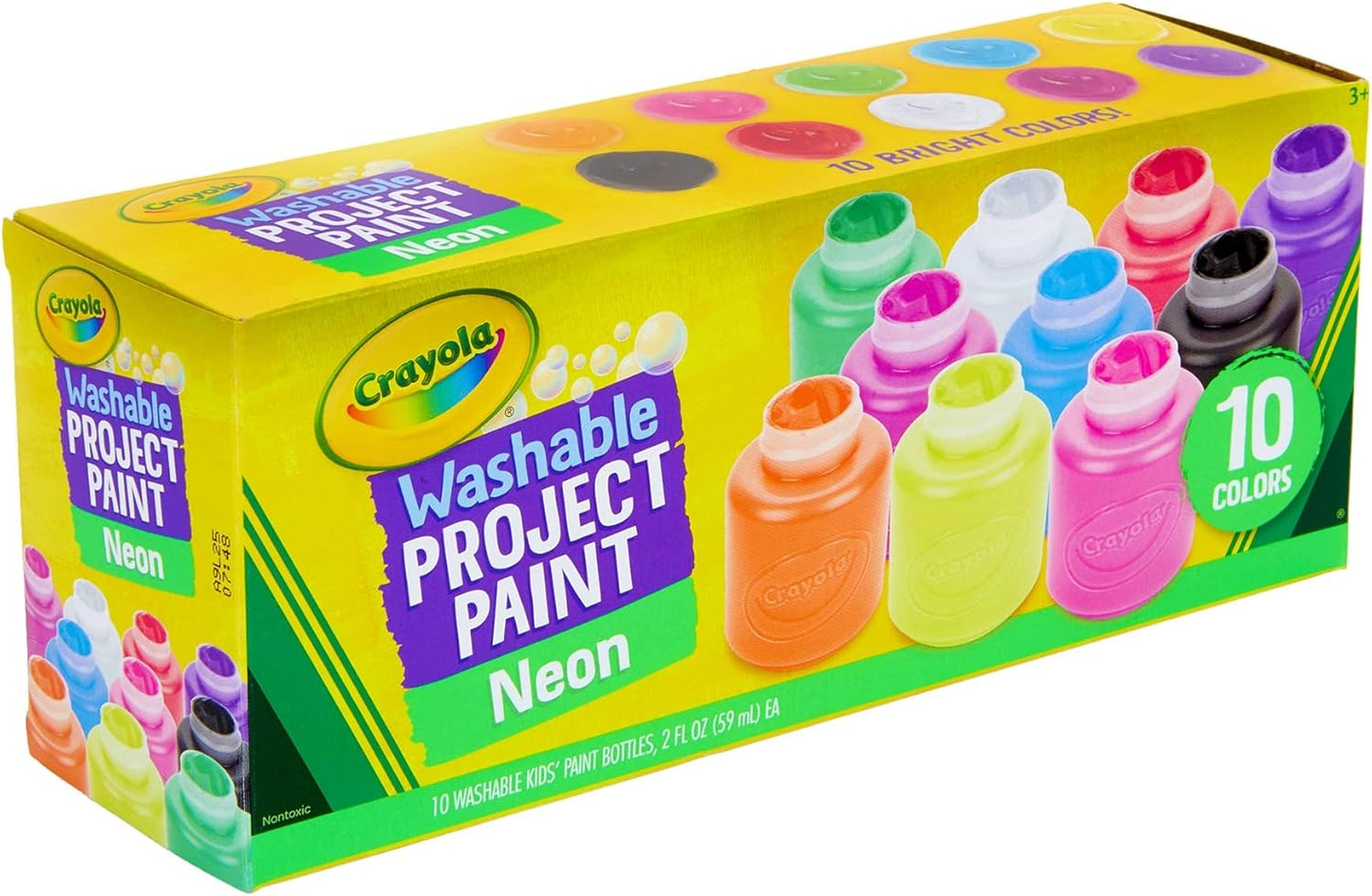 Crayola 10 ct. 2 - oz. Neon Paint Set - Marah Kids
