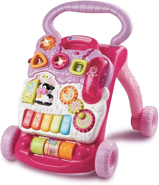VTECH FIRST STEP BABY WALKER (PINK) - Marah Kids